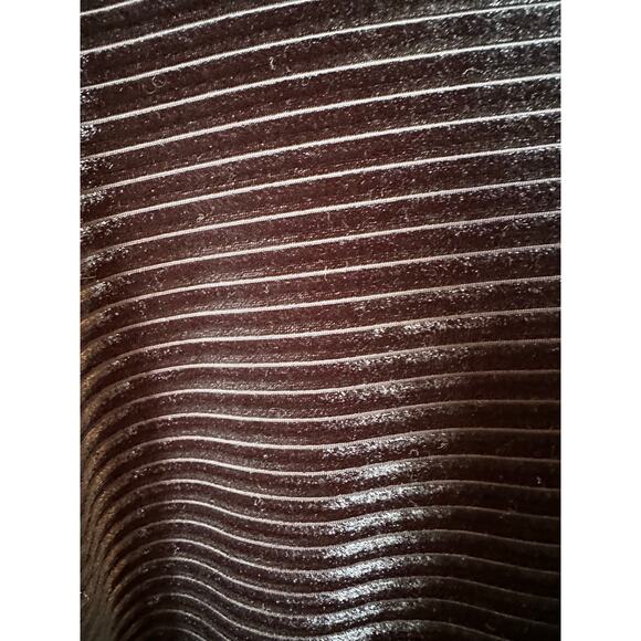 *SOLD* VTG 90s Dangerous Willie Velour Ribbed Stretch Black V-Neck Shirt Size L - Picture 3 of 4